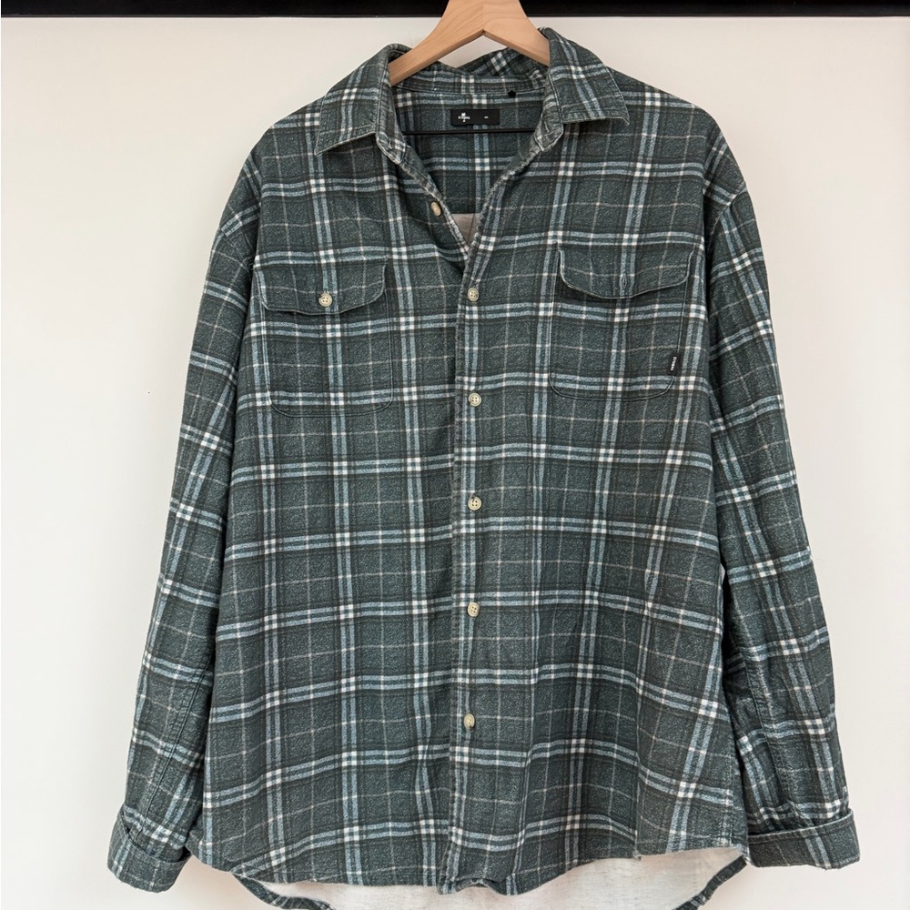 Thrills Plaid Flannel Shirt